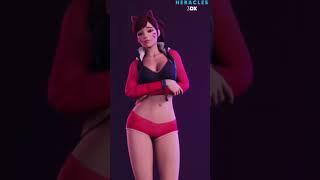 D.va | Overwatch | 3D Animation #shorts