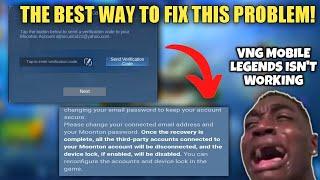 VERIFICATION CODE PROBLEM | THE BEST WAY TO DO TO FIX THIS PROBLEM IN MOBILE LEGENDS 2022