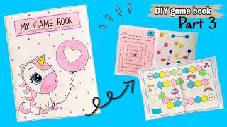 DIY Playing book/how to make game book/diy cute game book *PART 3*