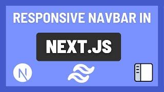 How to create responsive Navbar in nextjs and tailwind css
