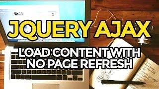 jQuery Tutorial: AJAX Load Content With No Page Refresh