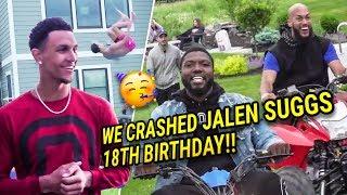 We CRASHED Jalen Suggs' 18th Birthday PARTY! Drove Decked Out ATVs & DUNKED On People 