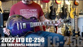 The best affordable LTD Eclipse - 2022 ESP LTD EC-256 See Thru Purple Sunburst