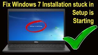 Windows Installation stuck in setup is starting || windows stuck at Setup is starting || all windows