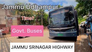 Jammu Srinagar Highway | Jammu Udhampur Journey | Electric Bus | Jammu Kashmir Govt Buses | Ev Buses