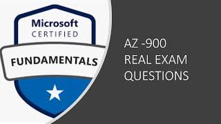 Azure Foundation - AZ-900 - Real Exam Questions - Part -1 (with explanations)