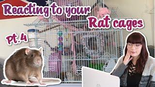 Reacting to my subscribers Rat cages pt. 4