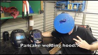 Pancake welding hood; First HATED it, then LOVED it!