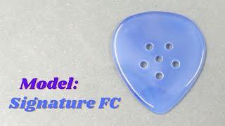 Stone Pick Guitar, Agate Pick: Signature FC Azzurro