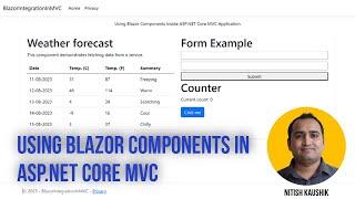 Use Blazor Component in MVC! How to use Blazor Component in Asp.Net Core MVC 