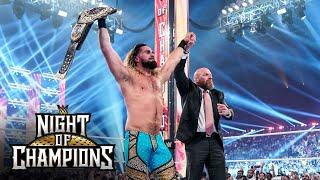 Triple H crowns Seth Rollins as World Heavyweight Champion: WWE Night of Champions Highlights