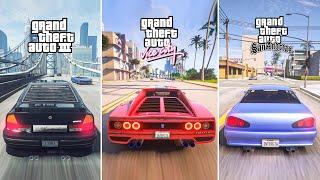 GTA Trilogy: The Definitive Edition - GTA III, Vice City, San Andreas Gameplay DEMO! [GTA 5 PC Mods]