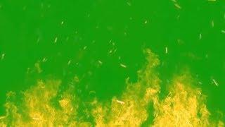 Green Screen Fire Effect Video Animation Fire Particles