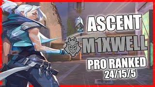 G2 m1xwell Jett Ascent | Valorant Pro Vod Ranked Gameplay