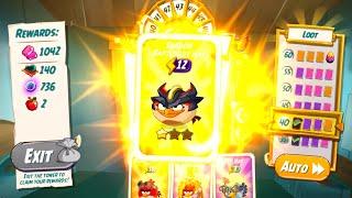 TOWER OF FORTUNE egg level 60 completed ️ | sonic hat set | express ticket | angry birds 2 ab2 