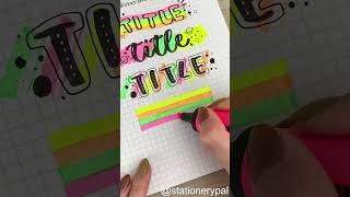 Bullet journal header ideas! #shorts #bujoideas #headerideas