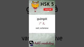 hsk 5 vocabulary daily practice words