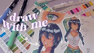 DESIGN an OC with me // filling my sketchbook 