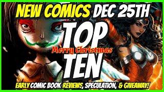 Top 10 New Comic Books December 25th 2024  Reviews, Covers, & Giveaway  Best NCBD Vids On YouTube