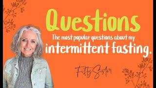Intermittent fasting - your most popular questions #intermittentfasting