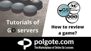 Tutorial of online-go.com - Helpful tools used for game reviews!