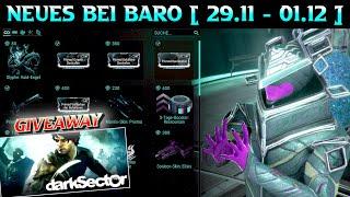 Dark Sector Giveaway und viele Waffen & Prime Mods | Neues bei Baro Ki'teer | #warframe #giveaway