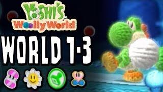 Yoshi's Woolly World: Level 1-3 | 100% (Sunny Flowers, Stamp Patches, Wonder Wools & Full Health)