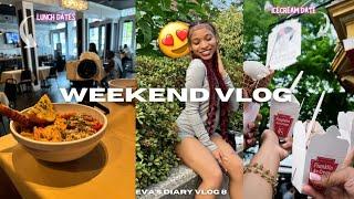 WEEKEND VLOG: I WENT ON 3 DATES 🫢(hair appointment, graduation cookout, driving + more)