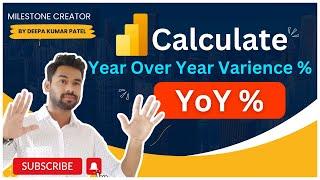 Calculate Year Over Year (YoY) Variance % | DAX | Power BI