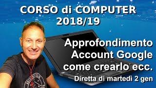 Come creare un account Google | Corso computer 2018/19 | Daniele Castelletti | Maggiolina