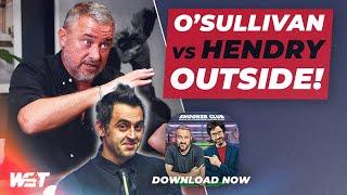 When Stephen Hendry played Ronnie O'Sullivan in Bulgaria... OUTSIDE! | Snooker Club BONUS CLIP