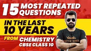 Chemistry Most Repeated Questions | Class 10 CBSE 2023| Shimon Sir | Vedantu Master Tamil