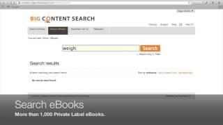 Big Content Search Demo Video