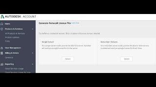 Autodesk Account - Generate a Network License (6 of 7)