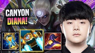 CANYON IS SO CLEAN WITH DIANA! - DK Canyon Plays Diana JUNGLE vs Kindred! | Season 2022