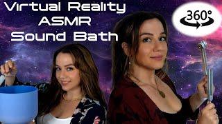 ASMR 360° Virtual Reality Cosmic Sound Bath RP Deep Healing & SleepSinging BowlsTuning Forks