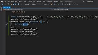 How to Sort an Integer Array Using JavaScript