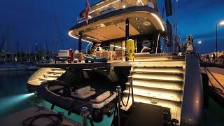 Sunreef 80 ECO Catamaran 2023 - A Walkthrough At Nighttime!