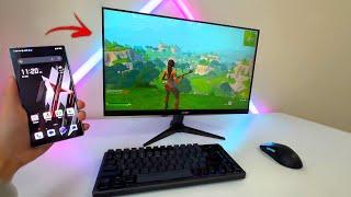 I Turned A GAMING Phone Into A Gaming PC