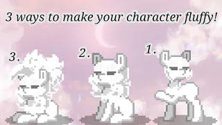 How to make your character in ponytown fluffy in 3 ways!