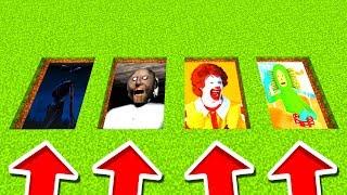 Minecraft PE : DO NOT CHOOSE THE WRONG HOLE! (Siren Head, Granny & No No Square)