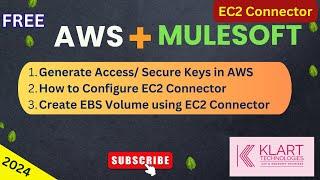 MuleSoft Tutorial: Connect to EC2 Connector in 2024 (BEGINNER-FRIENDLY!)