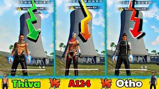 OTHO VS THIVA VS A124 FULL ABILITY TEST FREE FIRE - GARENA FREE FIRE