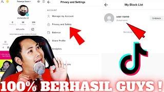 Begini Cara Hapus Daftar Blokir Akun TikTok Terbaru !