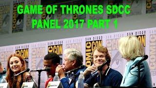 Game of Thrones - Gwendoline Christie, Sophie Turner -  SDCC Panel P1 2017