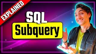 SQL Subquery | Complete Guide with Correlated Subquery | #SQL Course #15