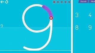 Cursive Writing Wizard – Trace Letters & Words - All Numbers 5 Stars Mode