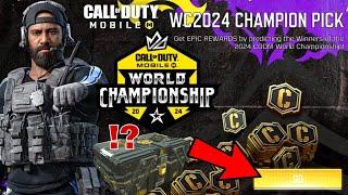 HOW to Get FREE REWARDS in World Championship 2024 - Call Of Duty Mobile