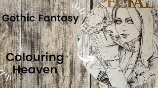 Gothic Fantasy - Colouring Heaven //Adult Colouring Book Flip Through