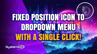 Divi Theme Magic: Fixed Position Icon to Dropdown Menu with a Single Click!